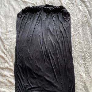 Zara sheer black midi length swim cover up